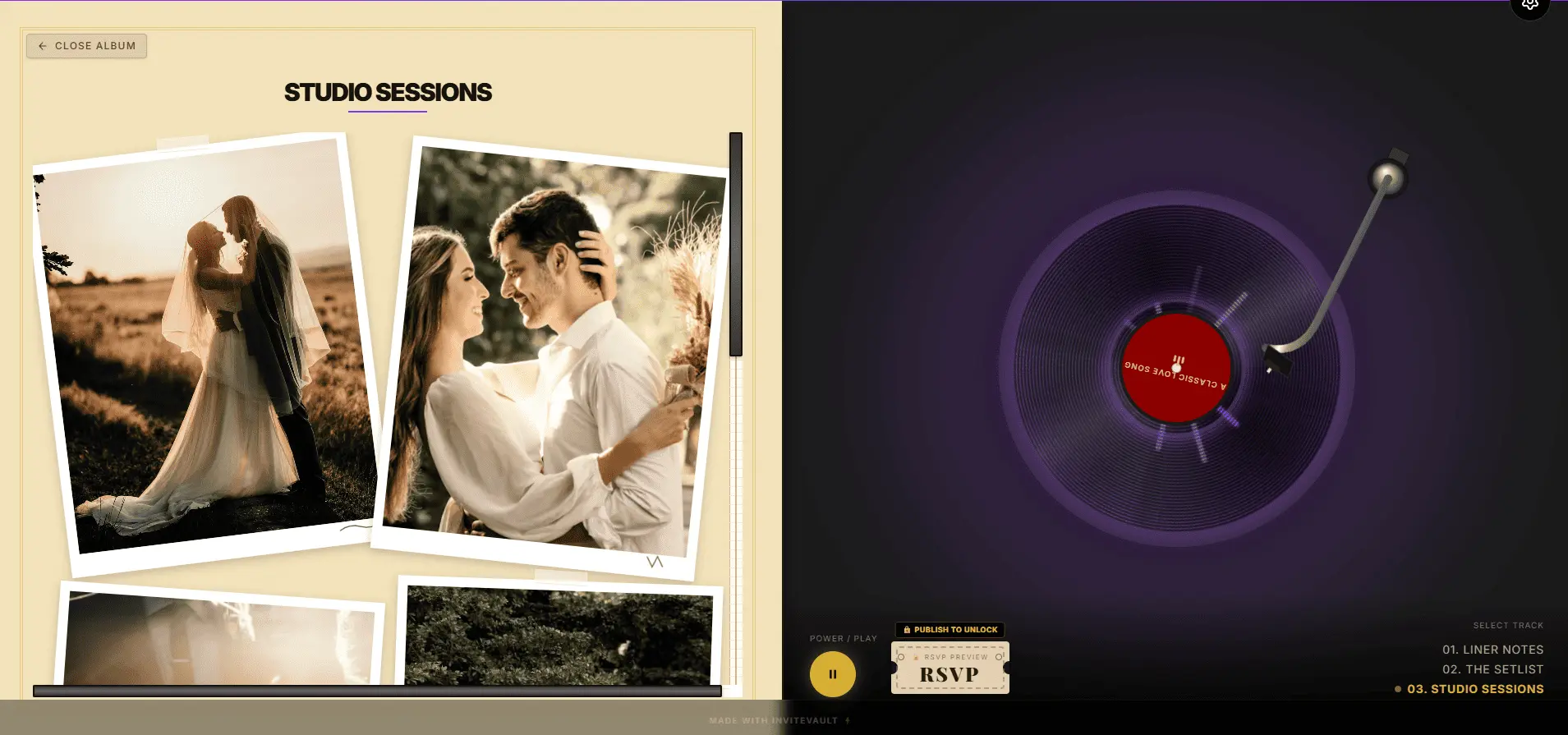 A Classic Love Song theme preview